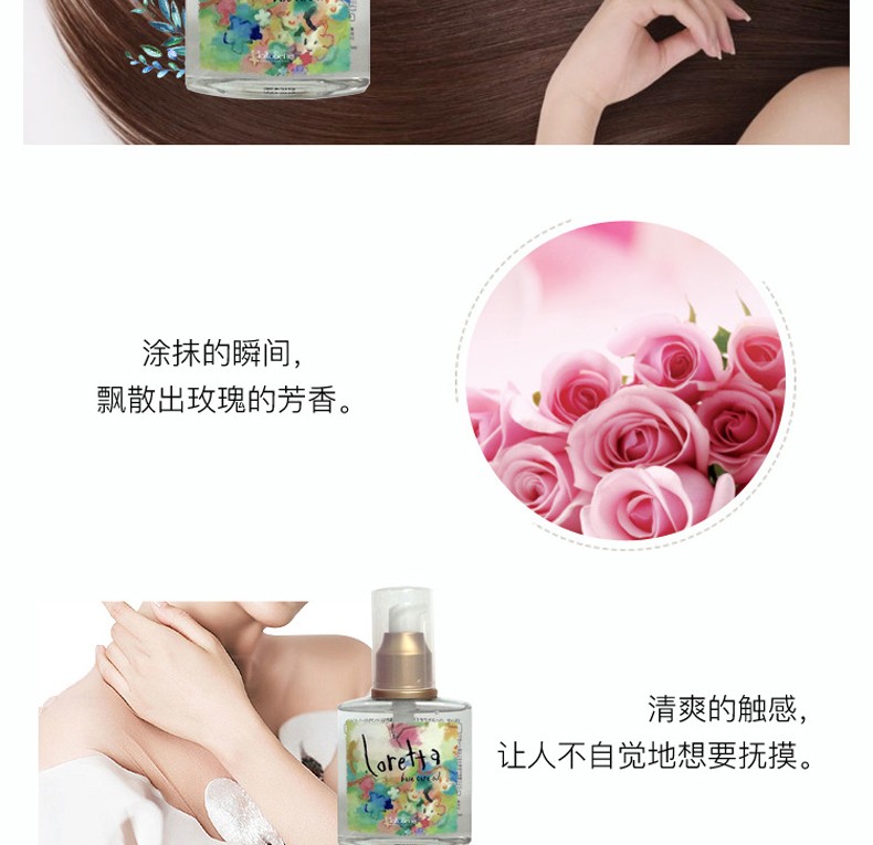 商品Loretta|包邮 | 基础护理营养免洗护发油 120ML【香港直发】,价格¥174,第6张图片详细描述