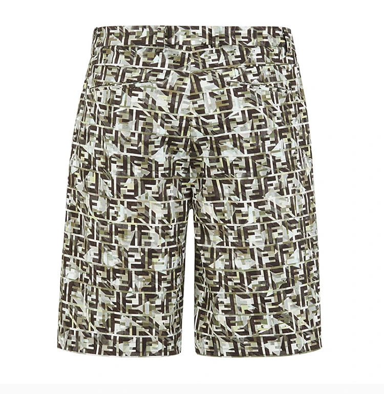 商品Fendi|Fendi 芬迪 男士花色奇诺风格百慕大短裤 FB0574-ABBV-F0KUK,价格¥3228,第5张图片详细描述
