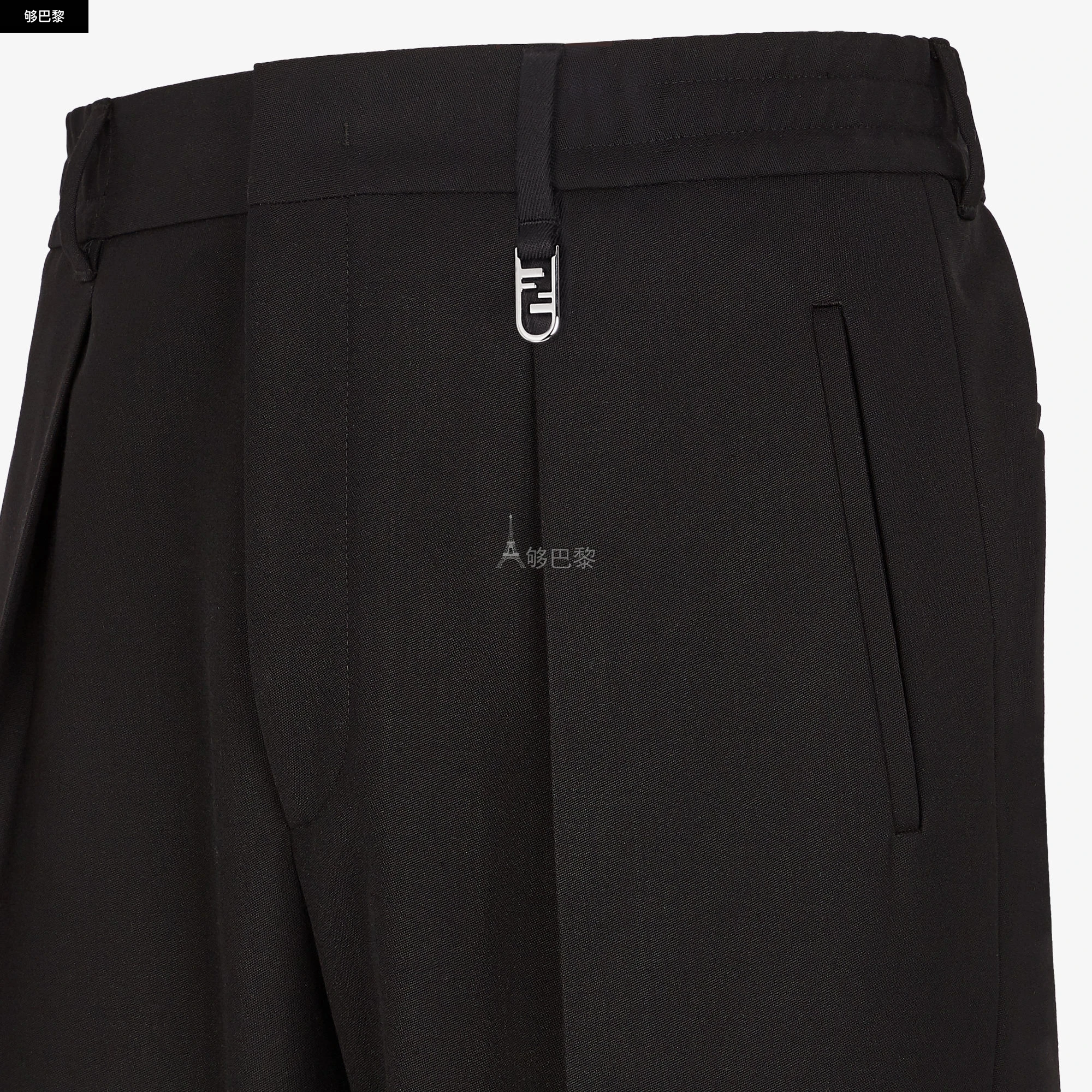 商品Fendi|【预售】 芬迪 25春夏 男士 西裤 Trousers FB0895APNFF0QA1 ,价格¥6120,第5张图片详细描述