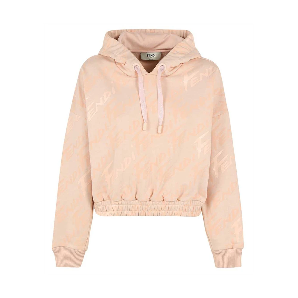 商品Fendi|FENDI 粉色女士卫衣/帽衫 FAF191-AGOI-F11AS,价格¥3129,第1张图片详细描述