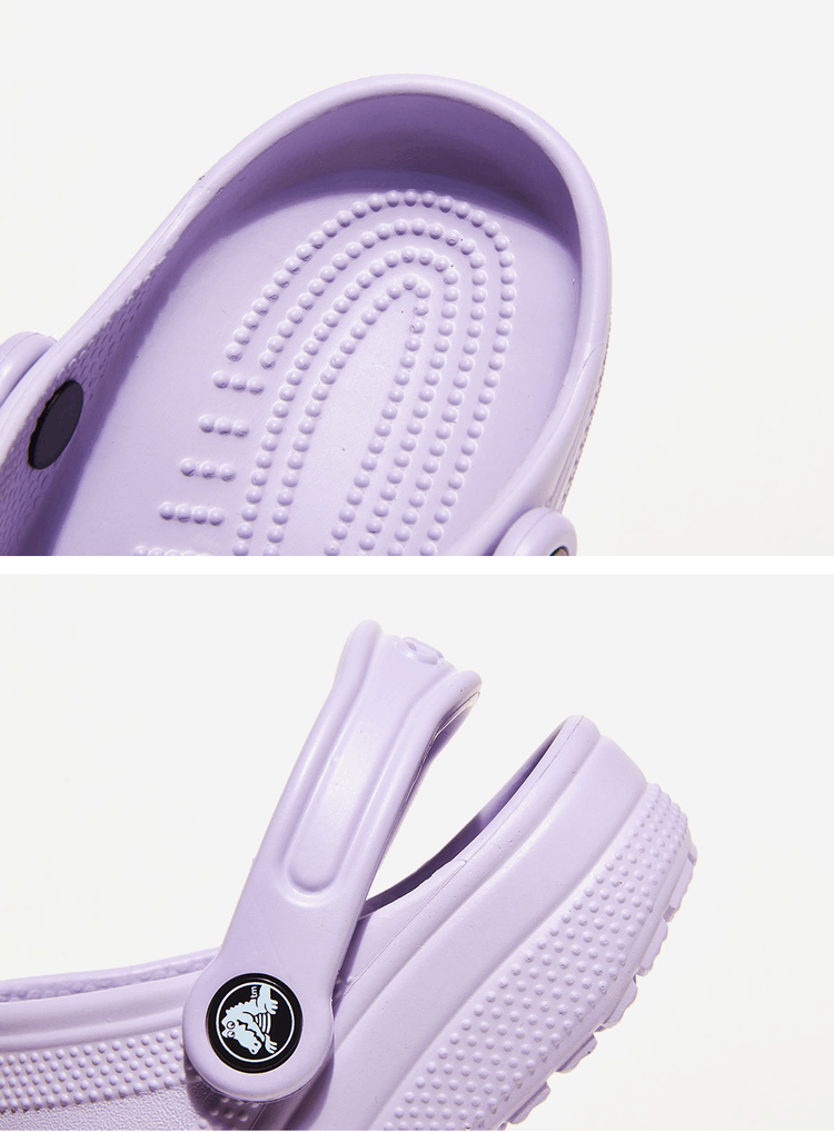 商品Crocs|【韩国直邮|包邮包税】卡骆驰 CLASSIC CLOG  凉鞋 沙滩鞋 玩水鞋 水上运动鞋  CRS10001 LAVENDER,价格¥334,第2张图片详细描述