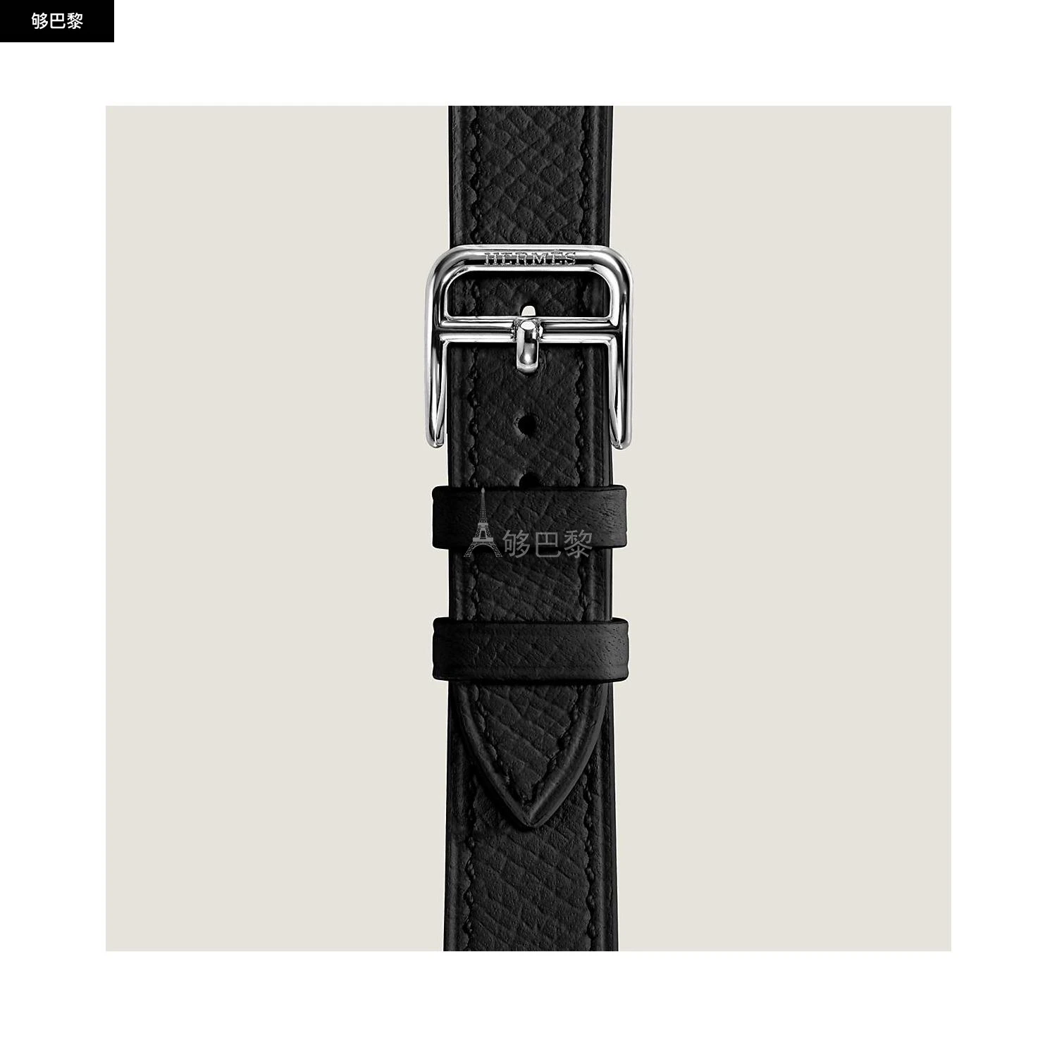 商品Hermes|【预售】 爱马仕 24秋冬 女士 手表带 Bracelet pour Heure H Petit modèle 25 mm, simple tour WKB0060WK89103,价格¥3173,第2张图片详细描述