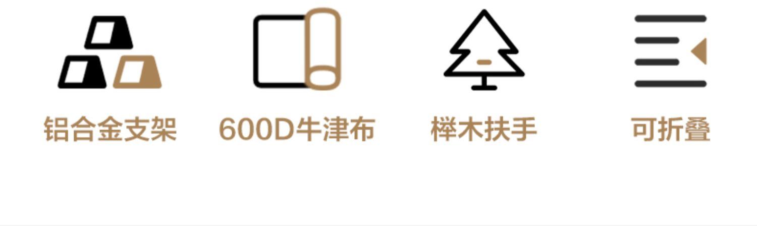 商品[国内直发] MobiGarden|森系露营克米特椅便携式户外折叠椅靠背轻便铝合金山川椅子Pro,价格¥236,第5张图片详细描述