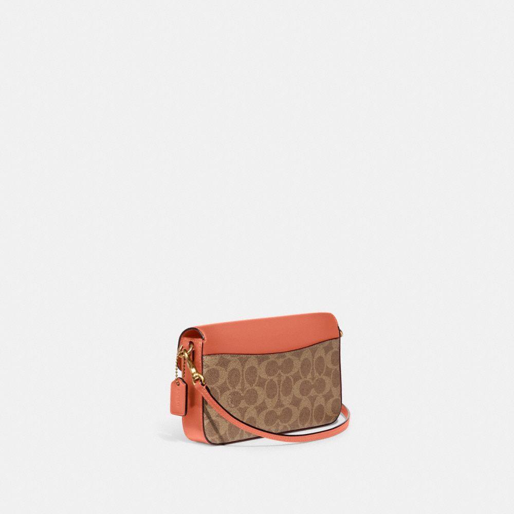 商品[国内直发] Coach|蔻驰女包Wyn 21经典老花拼色c标单肩斜挎包水桶包礼物送女友 C8442 B4TY9,价格¥1417,第5张图片详细描述