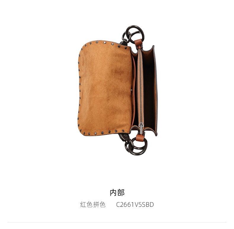 商品Coach|蔻驰专柜款BEAT迷你女士PVC配皮单肩手提包,价格¥3272,第24张图片详细描述