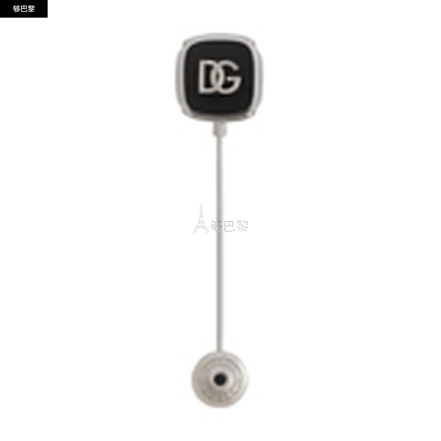商品Dolce & Gabbana|【特惠8.7折】包邮包税【预售7天发货】 DOLCE & GABBANA 男士 胸针 DG 徽标胸针  DXG8C5YCSIL,价格¥2962,第4张图片详细描述