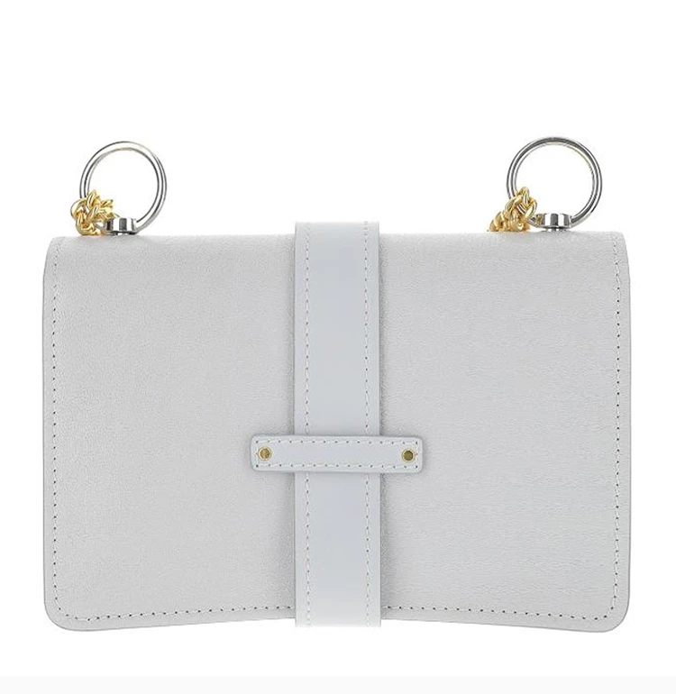 商品[国内直发] Chloé|Chloe' 蔻依 女士灰色皮革单肩包 C19WS205-B71-27S,价格¥10852,第7张图片详细描述