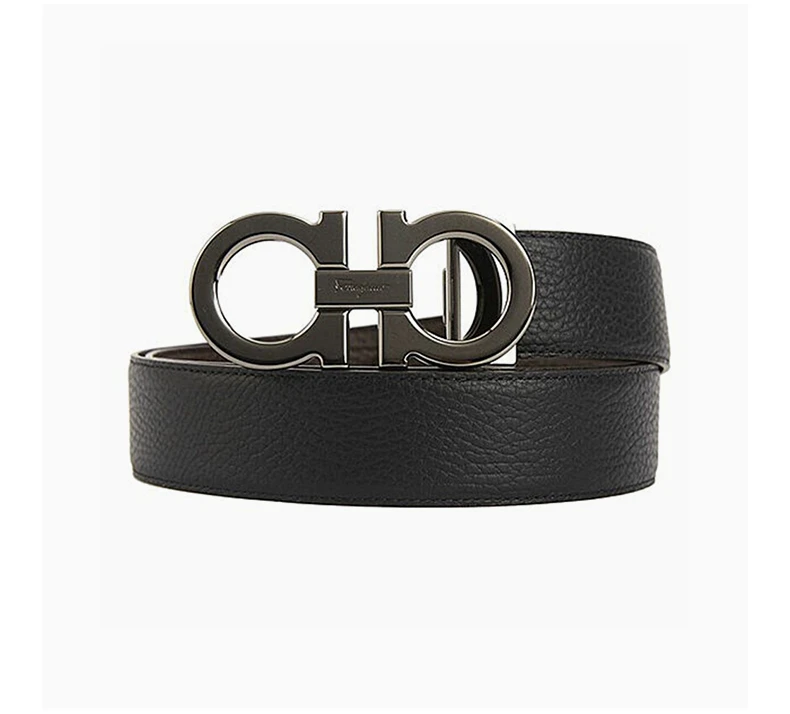 商品Salvatore Ferragamo|SALVATORE FERRAGAMO 棕色男士腰带 67-9710-689134,价格¥2594,第5张图片详细描述