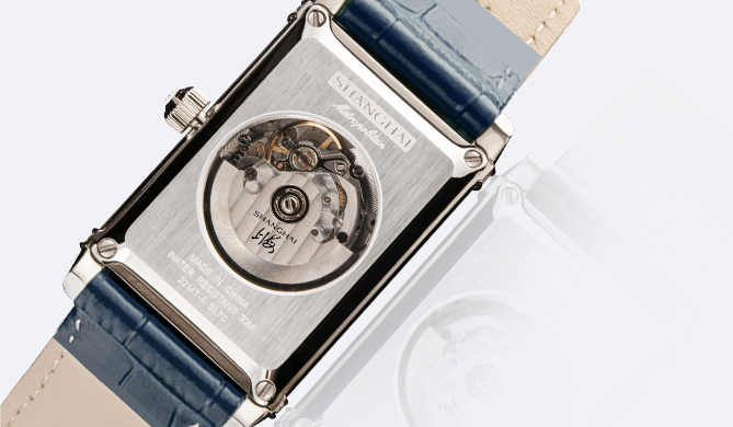 商品[国内直发] SHANGHAI WATCH|大都会系列镜耀 单层镶石 自动上链机械女士腕表,价格¥2737,第15张图片详细描述