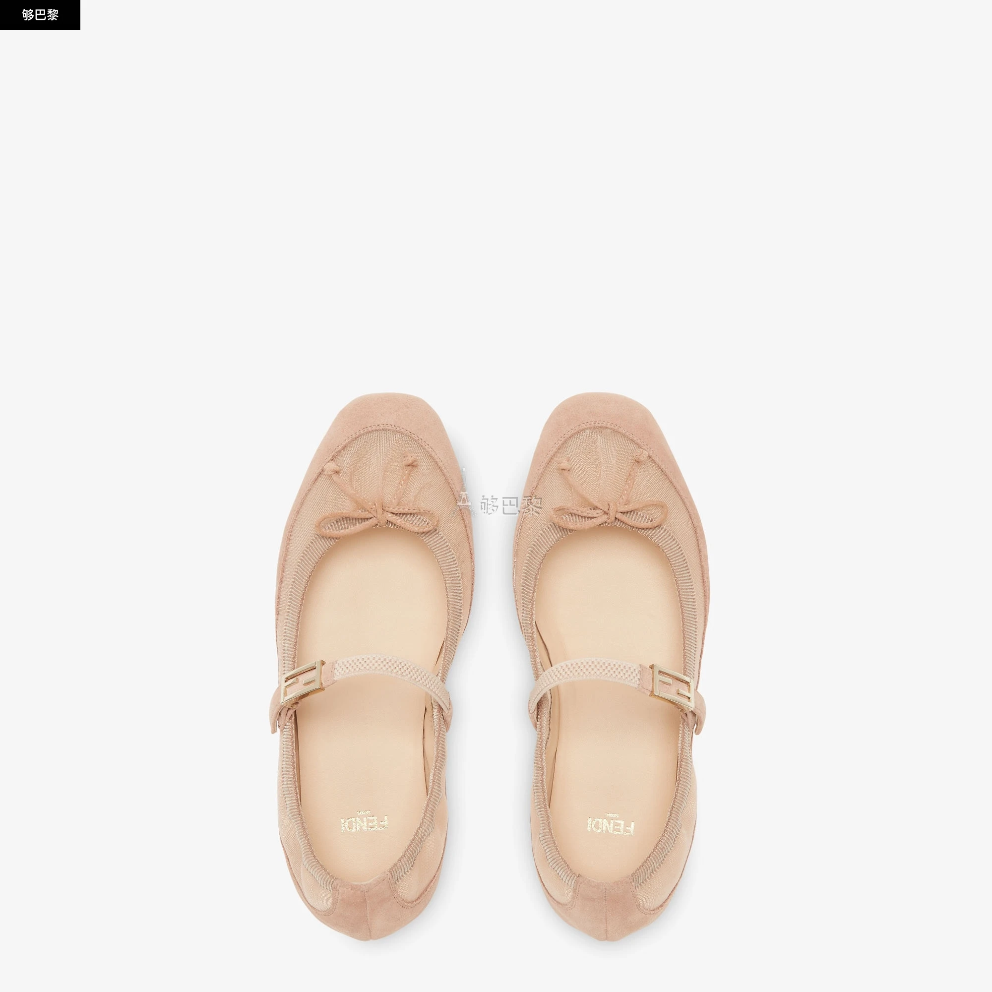 商品Fendi|【预售】 芬迪 25春夏 女士 平底鞋 Baguette 8F8689AOLLF1ST6,价格¥6278,第6张图片详细描述