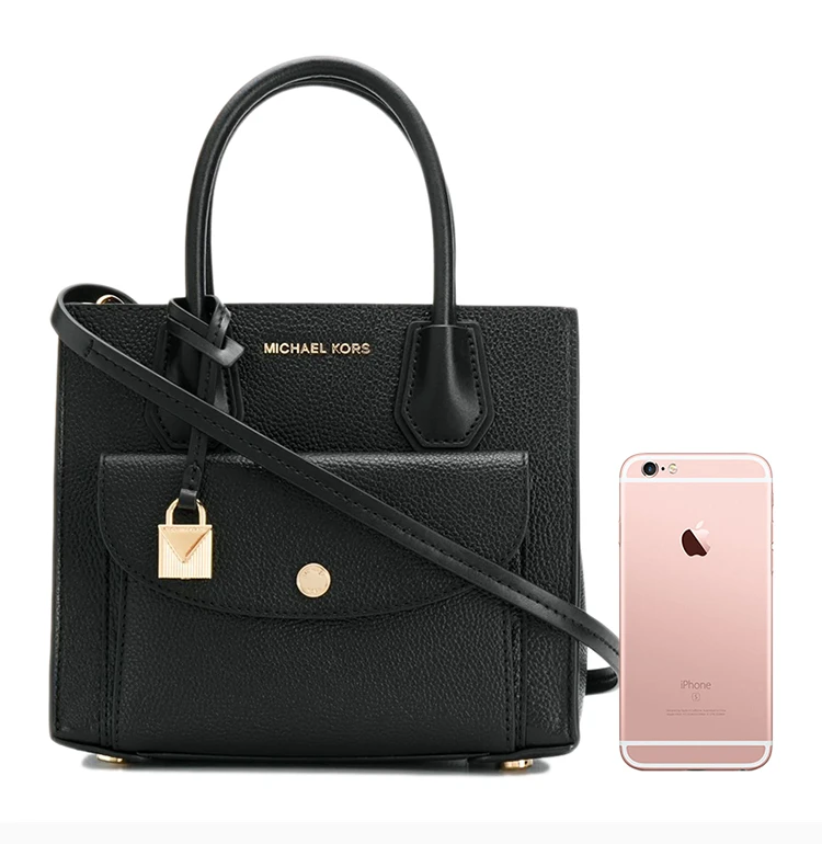 商品Michael Kors|Michael Kors 迈克高仕 女士黑色手提包  30F9GM9M8L-BLACK,价格¥1259,第5张图片详细描述