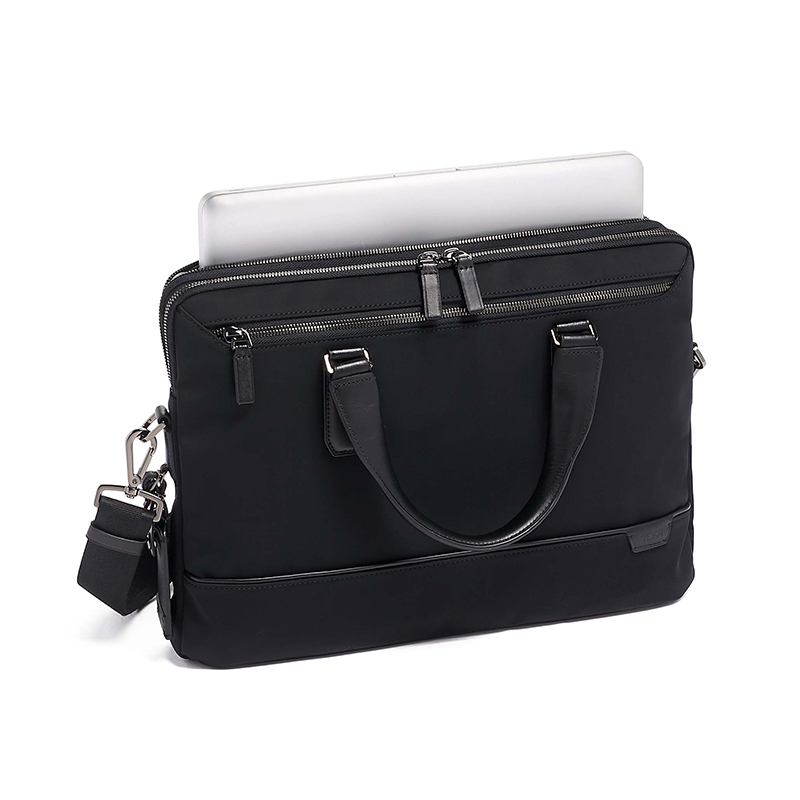 商品Tumi|TUMI途明 HARRISON系列 男女同款黑色尼龙单肩公文包,价格¥2654,第4张图片详细描述