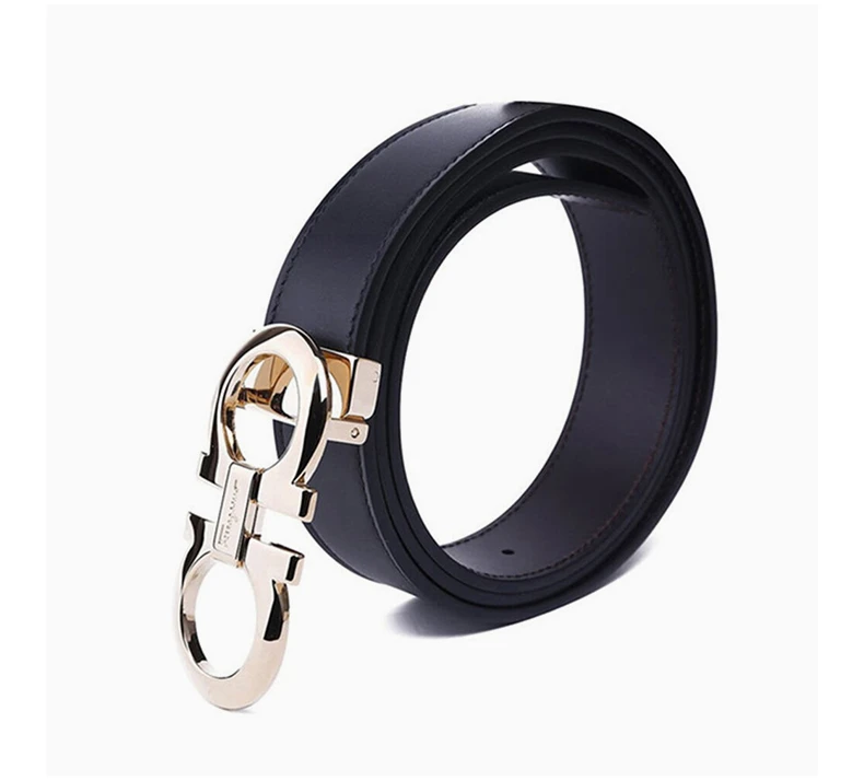 商品[国内直发] Salvatore Ferragamo|SALVATORE FERRAGAMO 拼色男士腰带 67-5542-586940,价格¥2898,第5张图片详细描述