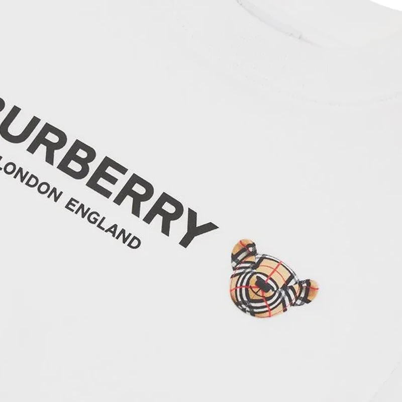 商品Burberry|BURBERRY 白色女童卫衣/帽衫 8042941,价格¥1398,第3张图片详细描述