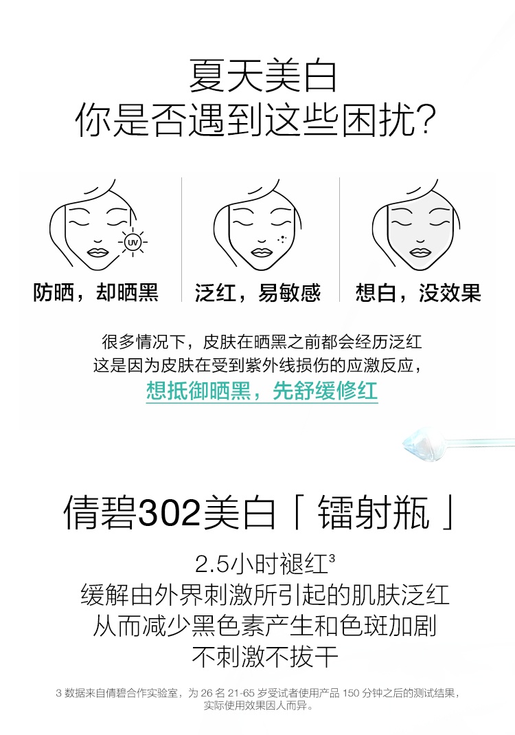 商品[国内直发] Clinique|Clinique 倩碧302镭射瓶淡斑美白精华液 提亮抗氧淡痘印舒缓 50ml,价格¥366,第7张图片详细描述