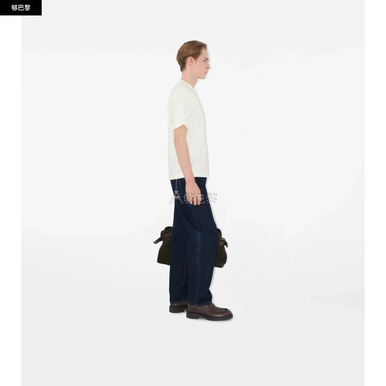 商品Burberry|【预售】 巴宝莉 25春夏 男士 短袖T恤 马术骑士徽章棉质 T 恤衫 81062641,价格¥3084,第5张图片详细描述