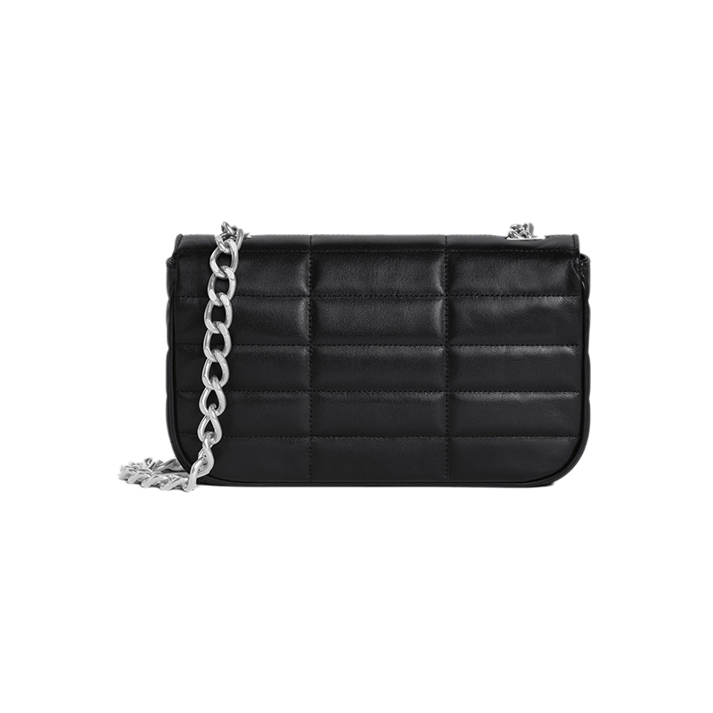 商品Celine|赛琳 23新款 男士黑色绗缝山羊皮单肩链条包,价格¥21512,第4张图片详细描述