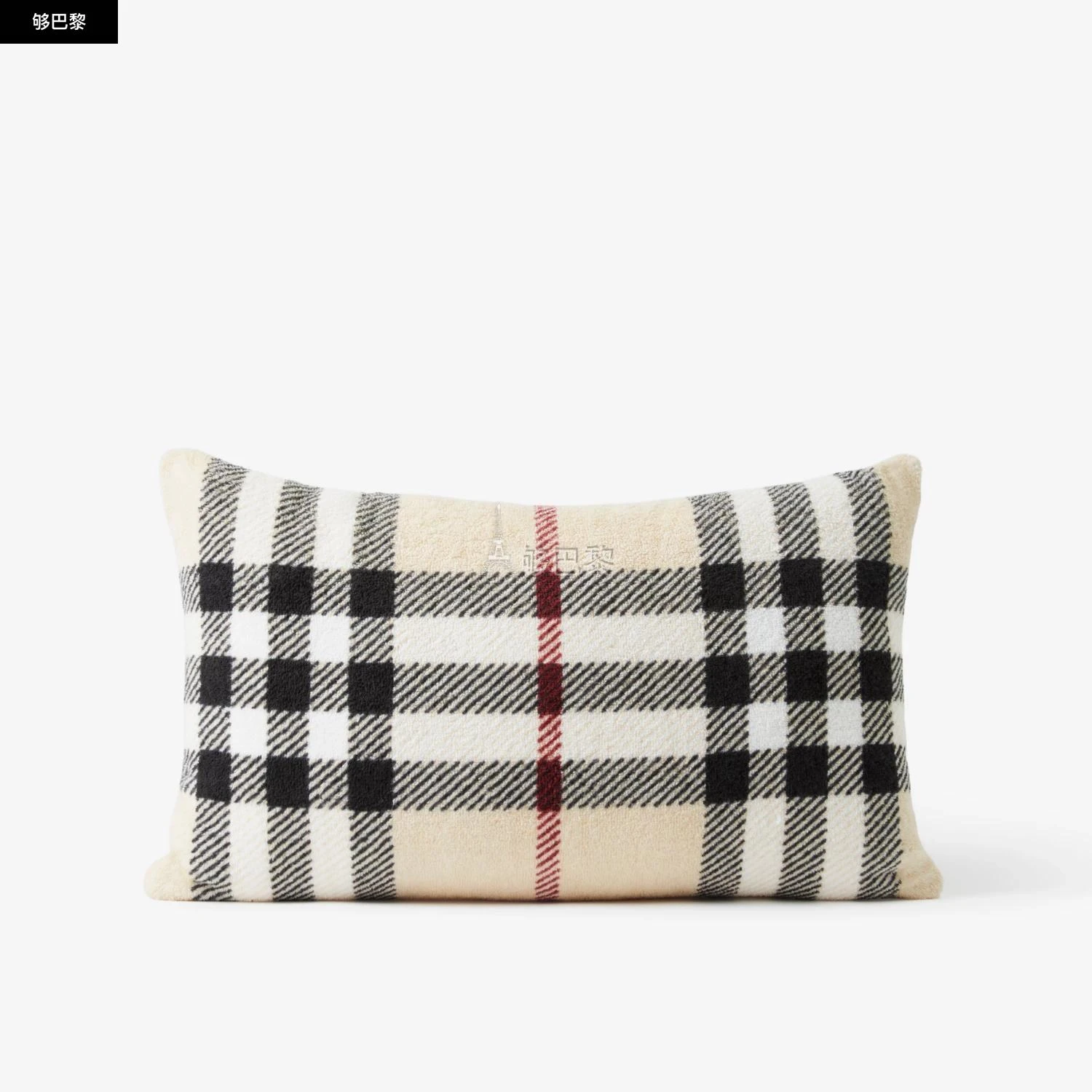 商品Burberry|包邮包税【预售7天发货】 BURBERRY 24春夏 女士 家居用品 格纹棉质靠枕 80742121,价格¥2269,第3张图片详细描述
