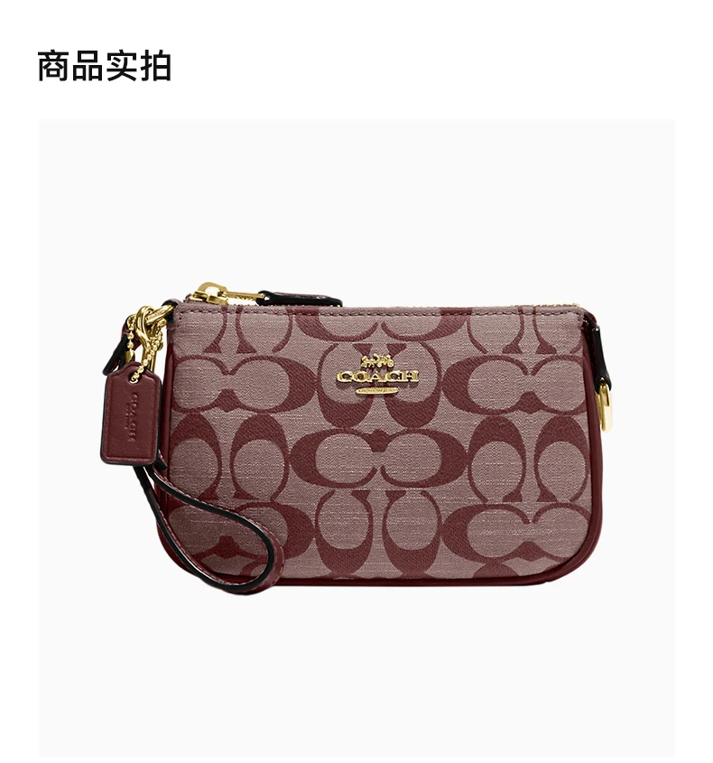 商品[国内直发] Coach|COACH 酒红色女士手提包 CI027IMMZI,价格¥760,第4张图片详细描述