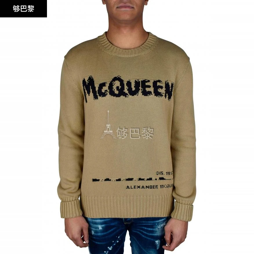 商品Alexander McQueen|【特惠7.9折】【预售】 男士 卫衣 Sweater 6778 626454Q1WZL2074 ,价格¥5441,第3张图片详细描述