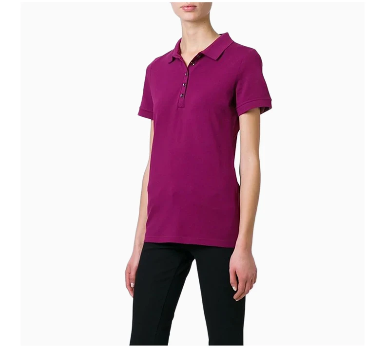 商品Burberry|BURBERRY 紫色女士POLO衫 4005453,价格¥934,第6张图片详细描述