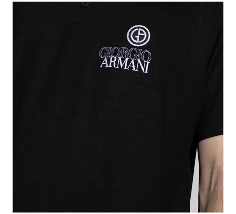 商品[国内直发] Giorgio Armani|GIORGIO ARMANI 黑色男士T恤 3LSM66-SJKLZ-UC99,价格¥2251,第8张图片详细描述