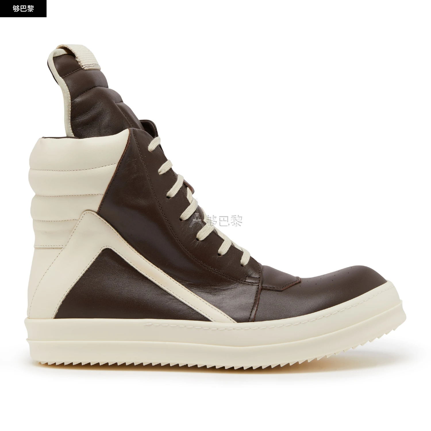 商品Rick Owens|【预售】 男士 休闲运动鞋 Geobasket  RU02C7894/LCGLP O/411 OWE9E69SBRW,价格¥6517,第3张图片详细描述