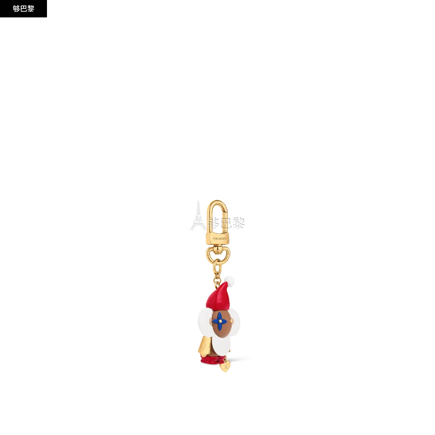 商品Louis Vuitton|【预售】 LV路易威登 25春夏 女士 钥匙扣 VIVIENNE XMAS 包饰与钥匙扣 M02212 ,价格¥7350,第4张图片详细描述