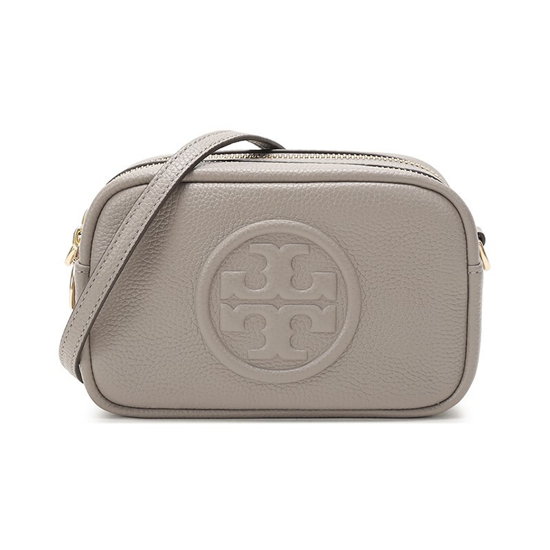 商品[国内直发] Tory Burch|托里·伯奇TORY BURCH 奢侈品TB女包PERRY系列黑色皮质单肩斜挎包手拿包纯色多色礼物送女友（约18*11*7cm） 55691-001,价格¥2104,第6张图片详细描述