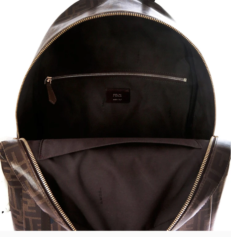 商品[国内直发] Fendi|Fendi 芬迪 男士深棕色双肩背包 7VZ042-A5N7-F15HG,价格¥10963,第7张图片详细��描述
