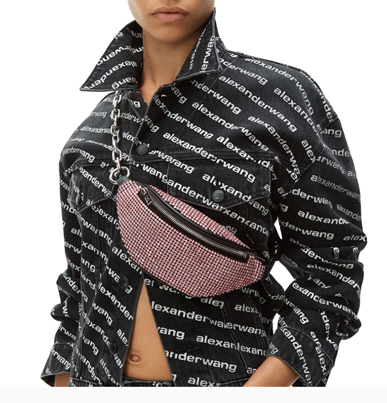 商品[国内直发] Alexander Wang|ALEXANDER WANG 女士粉色腰包 20121F13M-671,价格¥5293,第9张图片详细描述
