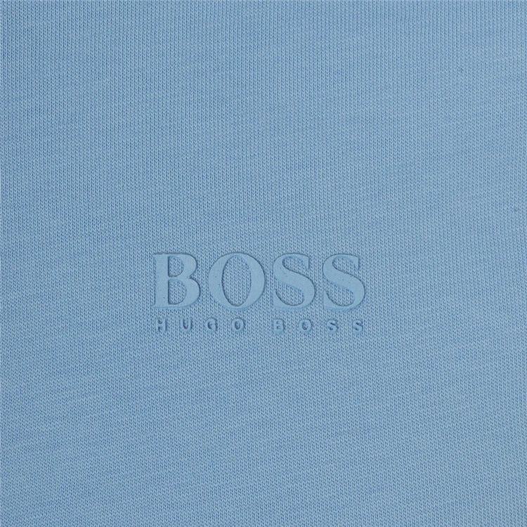 商品Hugo Boss|Hugo Boss 雨果博斯 男士休闲短袖浅蓝色棉 C-CANISTRO806613492,价格¥355,第6张图片详细描述