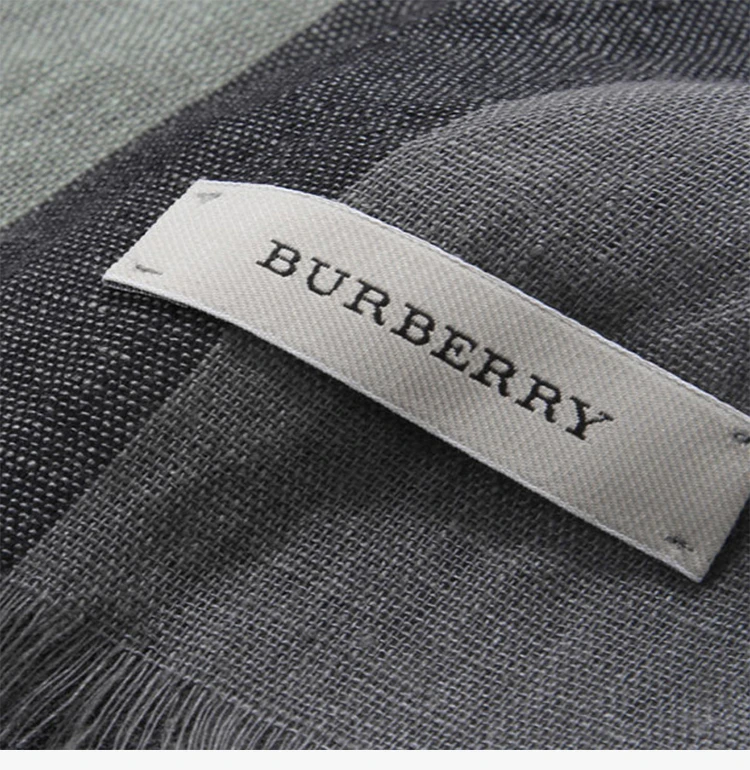 商品[国内直发] Burberry|Burberry 博柏利 多色亚麻围巾 3931330,价格¥1642,第6张图片详细描述