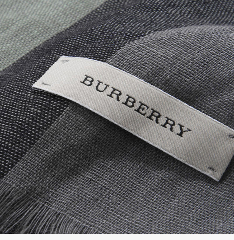 商品Burberry|Burberry 博柏利 多色亚麻围巾 3931330,价格¥1505,第8张图片详细描述