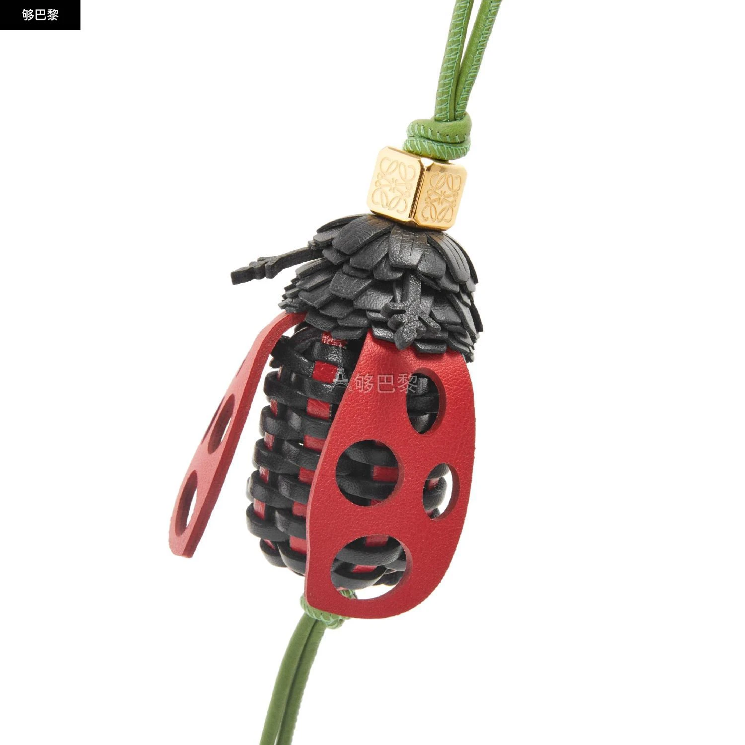 商品Loewe|包邮包税【预售7天发货】 LOEWE罗意威 23秋冬 男士 挂饰 经典牛皮革瓢虫挂饰 C623232X08-1107,价格¥3012,第5张图片详细描述