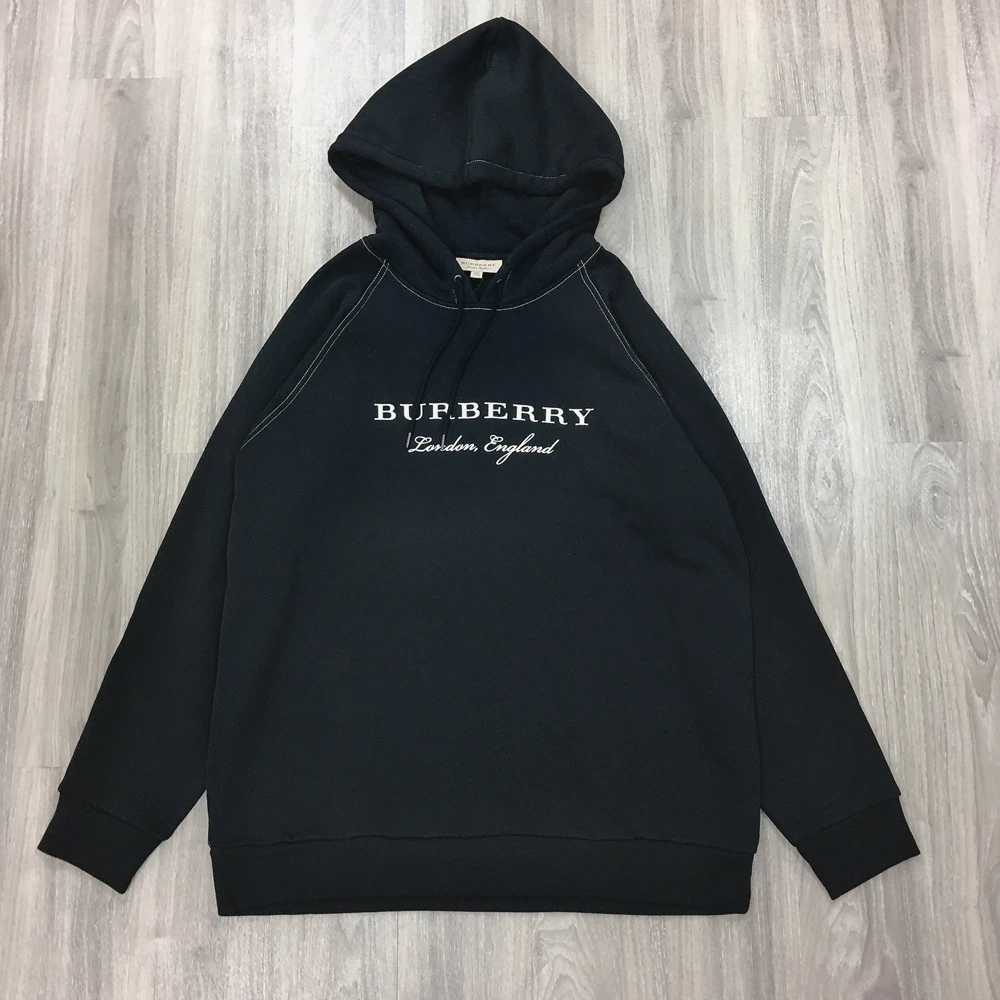 商品Burberry|BURBERRY 博柏利 男士连帽卫衣 8026523-BLACK,价格¥3552,第1张图片详细描述