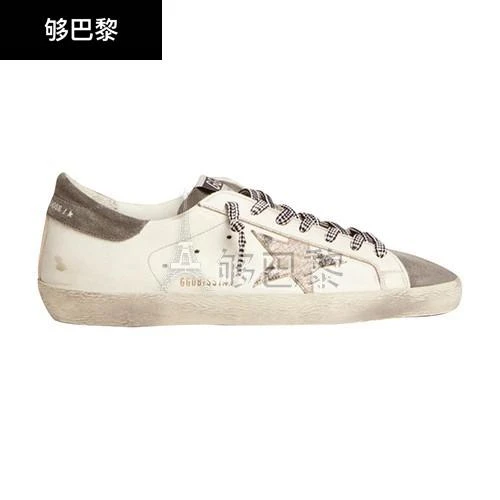 商品Golden Goose|包邮包税【预售7天发货】 GOLDEN GOOSE 23秋冬 男士 休闲运动鞋 Super-Star classic with list 运动鞋 GOGPTF2MWHT,价格¥4694,第3张图片详细描述