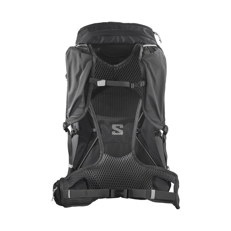 商品Salomon|Salomon萨洛蒙 AEROTREK 30系列男士深炭灰色/深铁灰色/浅银灰色聚酰胺徒步包,价格¥1389,第5张图片详细描述