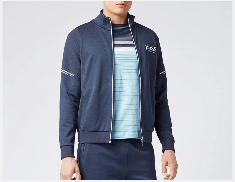 商品Hugo Boss|HUGO BOSS 深蓝色男士T恤 TEE3-50389085-410,价格¥504,第6张图片详细描述