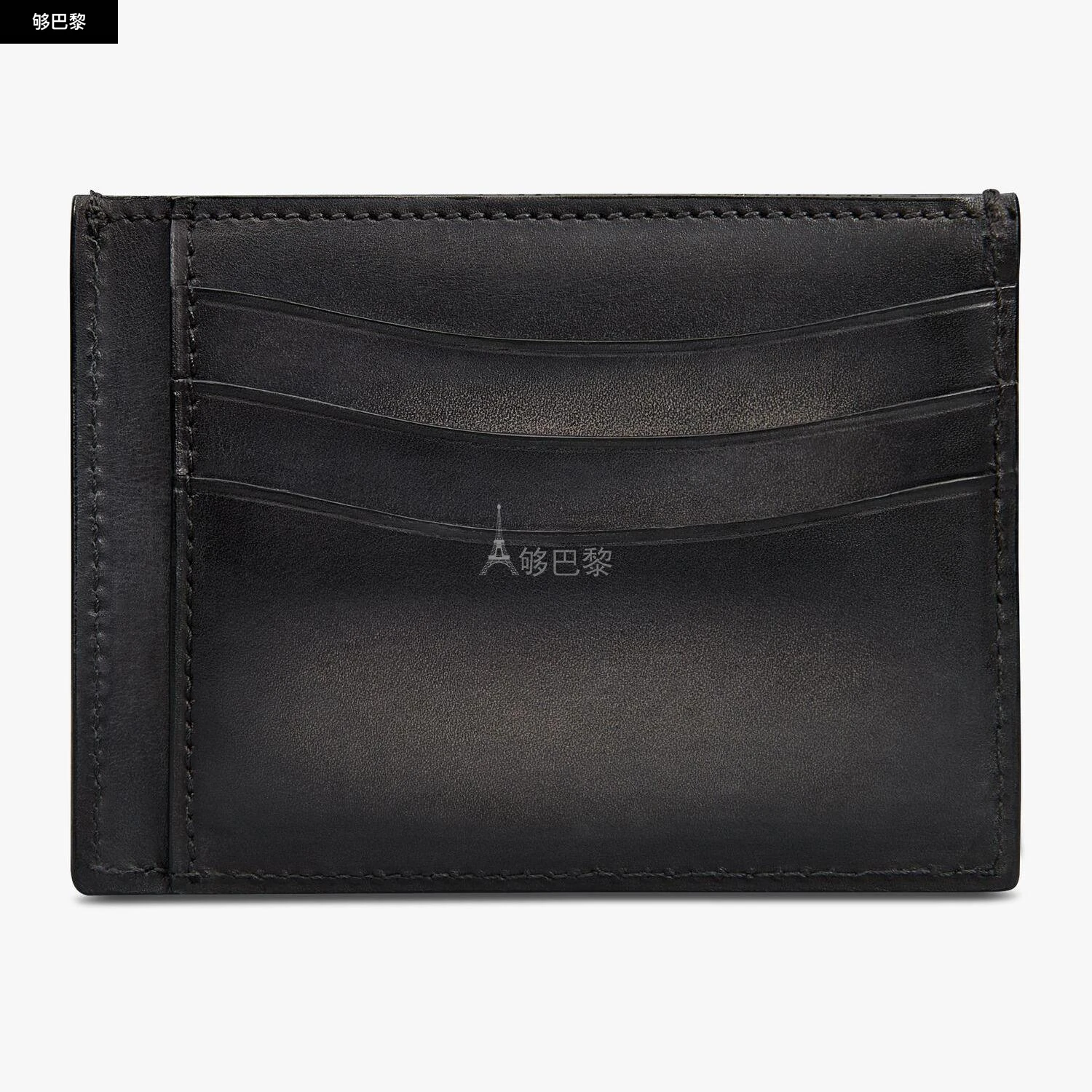 商品Berluti|【预售】 伯鲁提 24秋冬 男士 卡包 Bambou Tetris Scritto Leather Card Holder BAMBOU__TETRIS__NEO-JOUR-V2_K02,价格¥5169,第4张图片详细描述