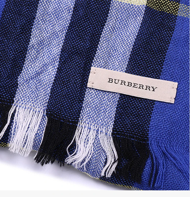 商品Burberry|Burberry 博柏利 男士羊毛混纺格纹围巾 3954158,价格¥1599,第9张图片详细描述