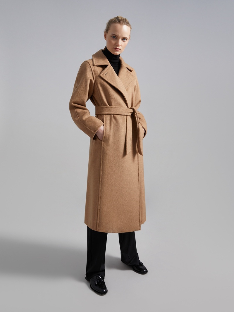 商品[国内直发] Max Mara|经典款翻领大衣外套 MANUELA,价格¥15202,第5张图片详细描述