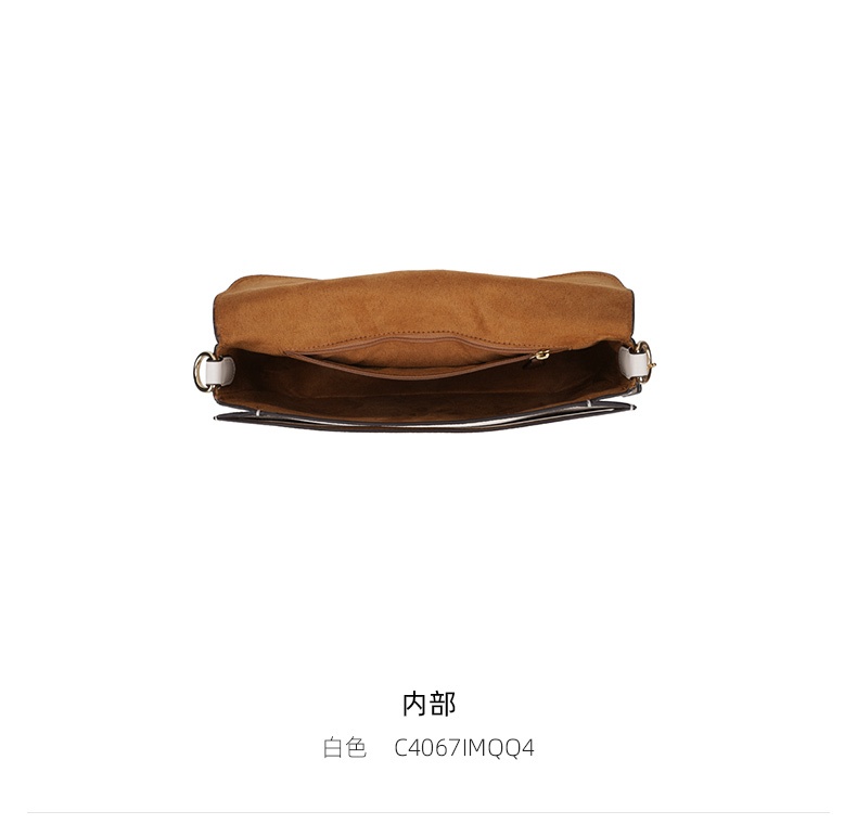 商品Coach|蔻驰女士中号皮质单肩斜挎手提包,价格¥2207,第29张图片详细描述