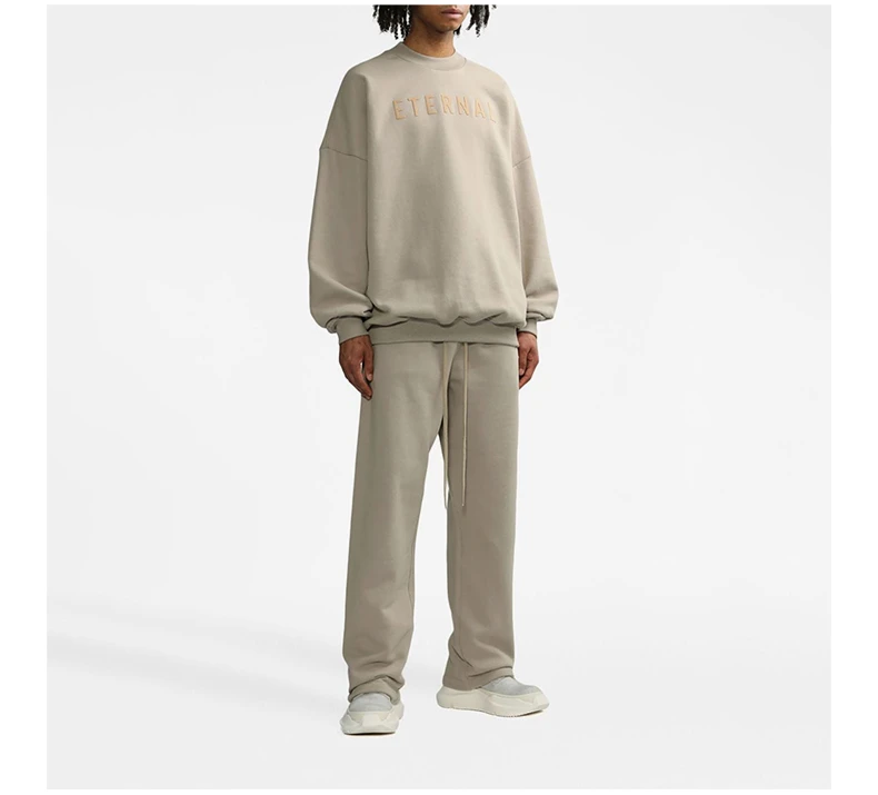 商品Fear of god|FEAR OF GOD 浅棕色男士卫衣/帽衫 FGE50003AFLC-252,价格¥1190,第7张图片详细描述