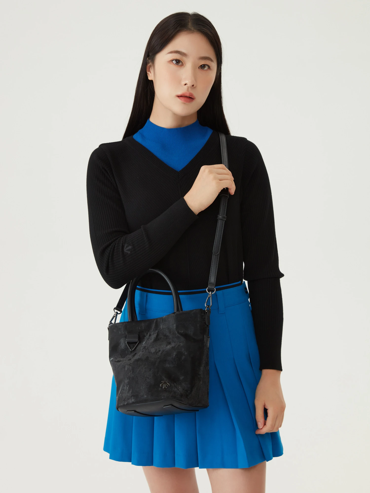 商品【预售商品15天发货】 DESCENTE|高尔夫女性松紧带细节百褶裙优雅 DO32WFSK93-MLGG,价格¥1025,第11张图片详细描述