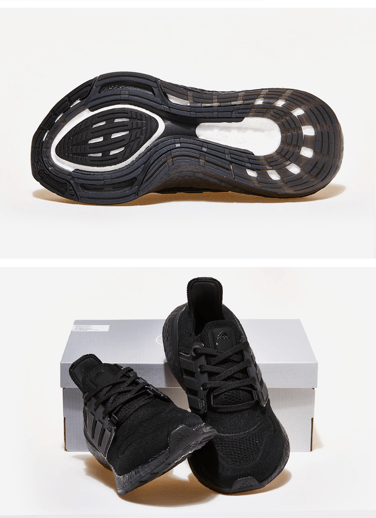 商品Adidas|【Brilliant|包邮包税】阿迪达斯 ULTRABOOST 22 W 女生  训练运动鞋 跑步鞋  GX5587 CBLACK/CBLACK/CBLACK,价格¥1078,第3张图片详细描述