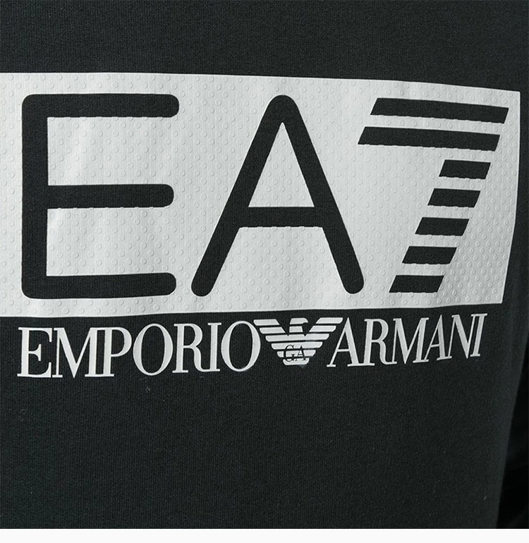 商品Emporio Armani|EMPORIO ARMANI 黑色男士卫衣/帽衫 3GPM62-J05Z-1200,价格¥557,第7张图片详细描述