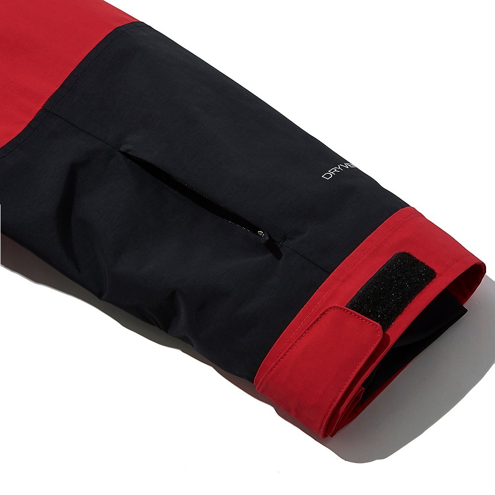 商品【夏休延期至7月底发货】 The North Face|【Brilliant|包邮包税】北面 户外运动 滑雪服 M'S SNOW DAY SKI JACKET 保暖棉服 红黑两色,价格¥2113,第21张图片详细描述