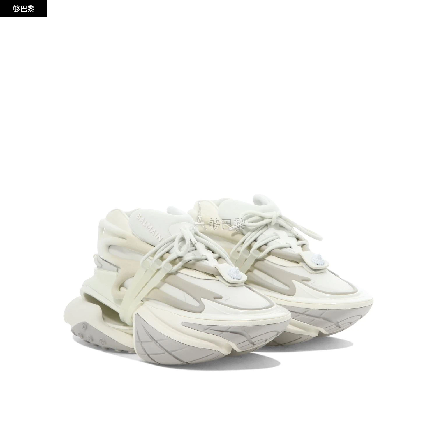 商品Balmain|【特惠6.7折】【预售】 2024春夏 男士 休闲运动鞋 休闲鞋 2306206  AM0VJ309KNLR0FA-0 ,价格¥5771,第4张图片详细描述