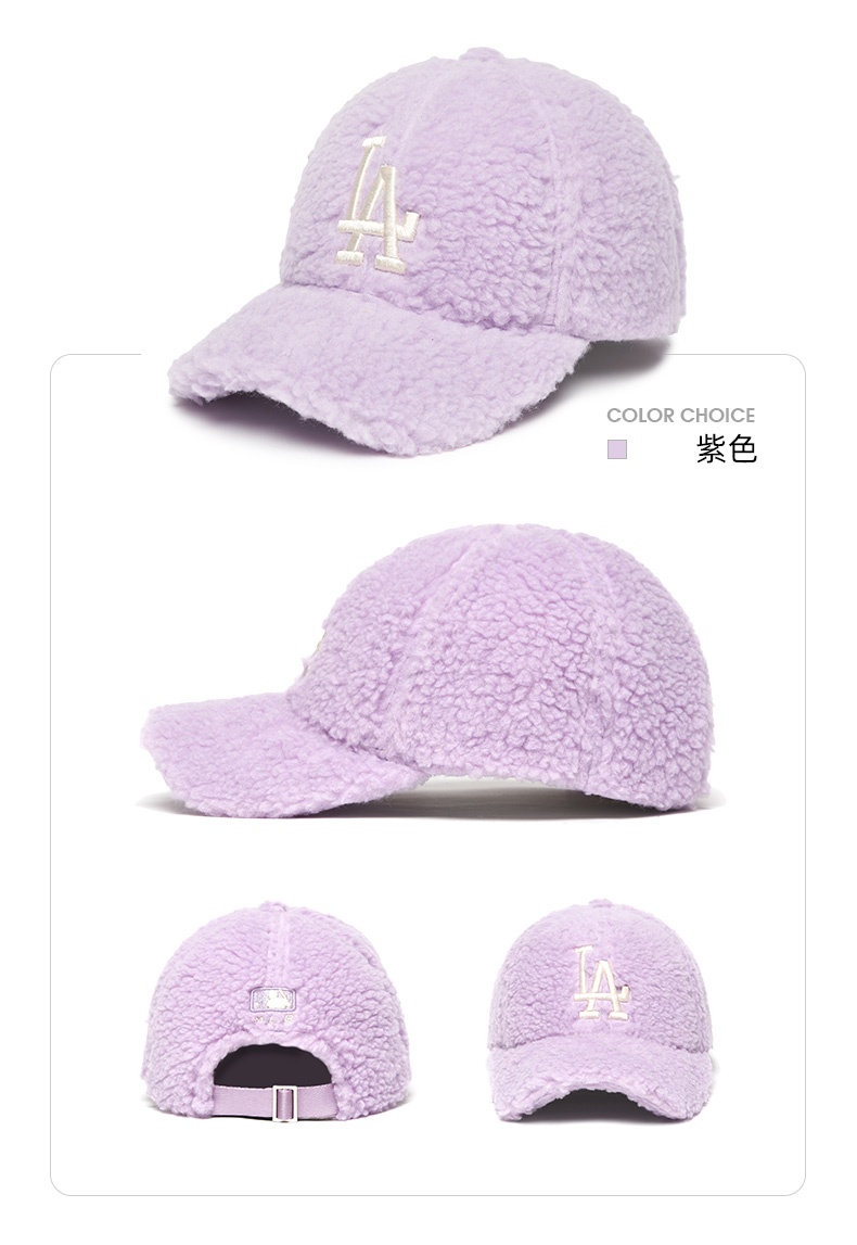 商品[国内直发] MLB|【官方防伪验证 国内发】MLB 纽约洋基队韩饱饱 冬季新款羊羔绒刺绣标棒球帽 棕色标 3ACPFDI,价格¥173,第17张图片详细描述